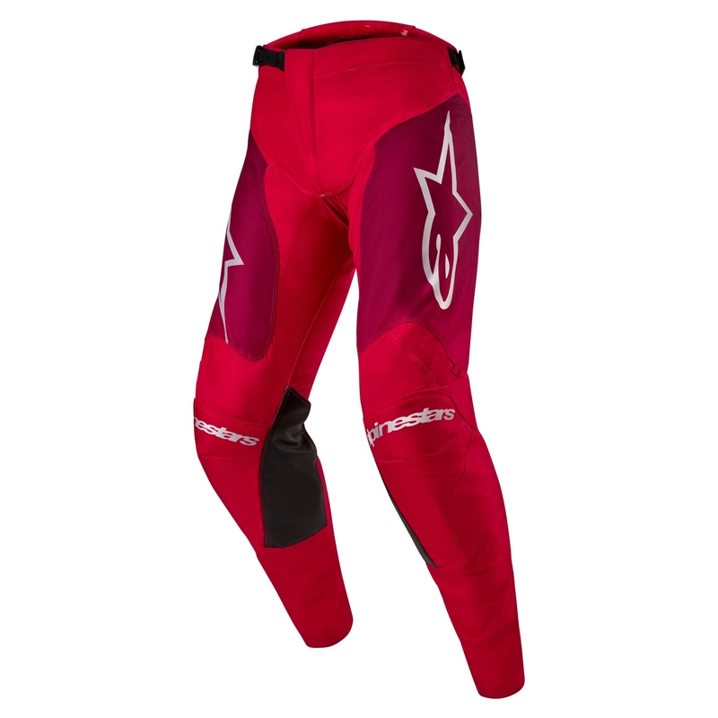Alpinestars Racer Hoen Панталони за мотокрос червено и вино