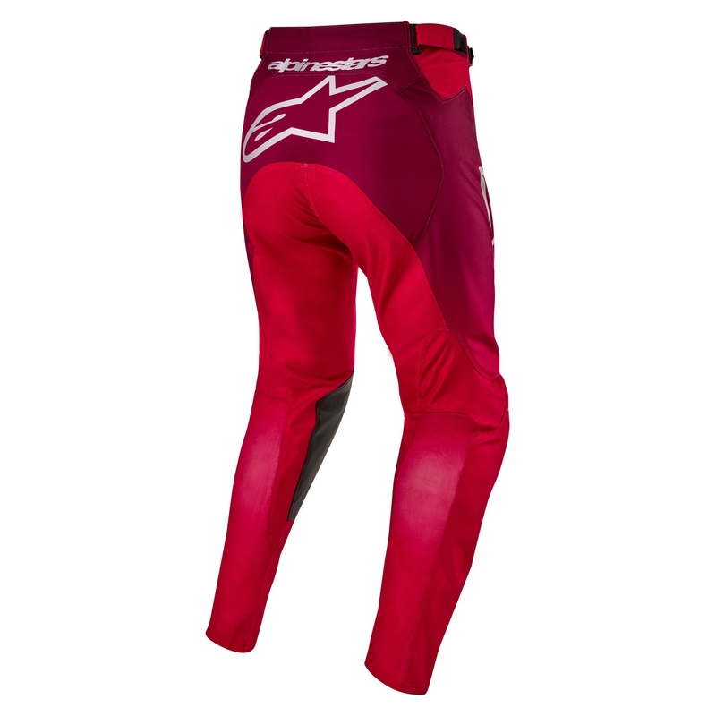 Alpinestars Racer Hoen Панталони за мотокрос червено и вино