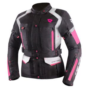 Мотоциклетно яке Street Racer Hilax Black-Grey-Pink за жени