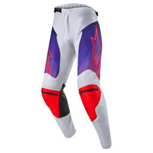 Alpinestars Racer Hoen Панталон за мотокрос сиво-синьо-оранжев