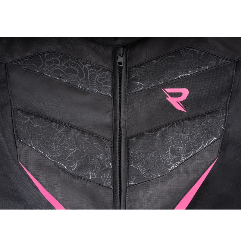 Дамско яке за мотоциклет Street Racer Rose Black and Pink