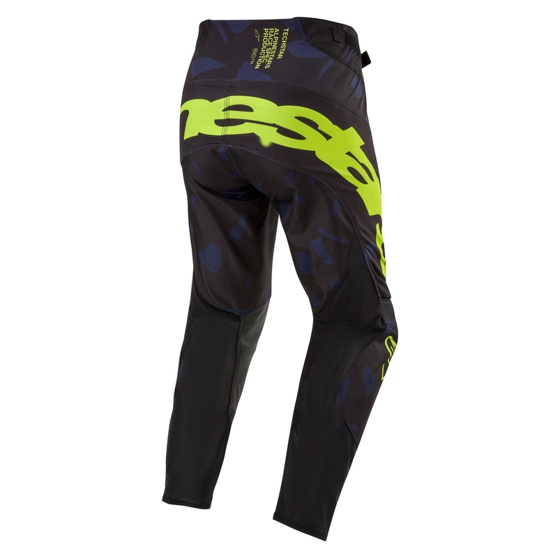 Панталон за мотокрос Alpinestars Techstar Rantera черен-син-флуо жълт