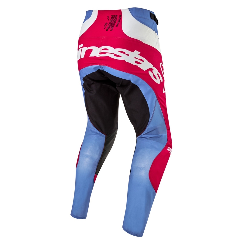 Alpinestars Techstar Ocuri 2024 Панталон за мотокрос Светлосиньо-бяло-червено
