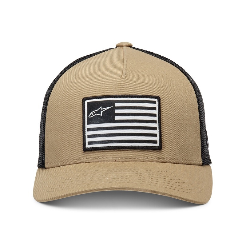 Alpinestars Flag Snap шапка пясъчно-черно-бяла