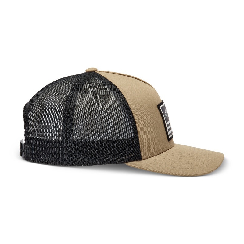 Alpinestars Flag Snap шапка пясъчно-черно-бяла