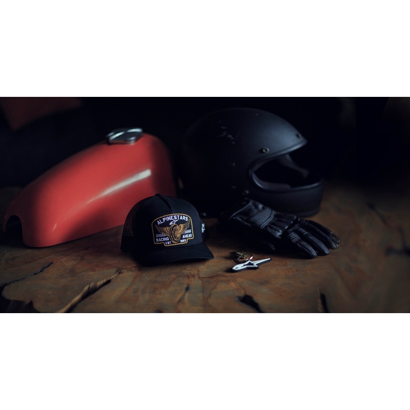 Шапка Alpinestars Heritage Patcher black-black