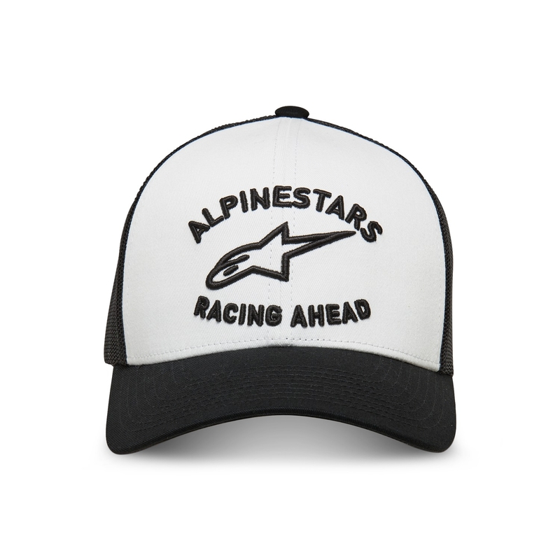 Шапка Alpinestars Tripleer бяло-черно-бяло
