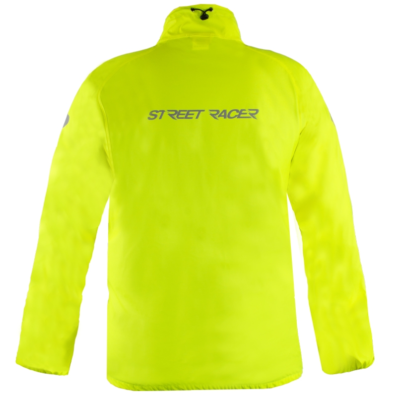 Водоустойчиво яке Street Racer Aqua флуоресцентно жълто