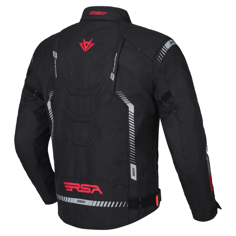 Мотоциклетно яке RSA Greby 2 black-grey-red