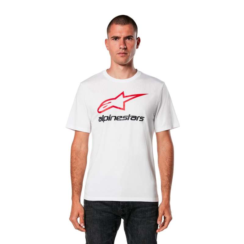 Тениска Alpinestars Always 2.0 CSF бяла-червена-черна