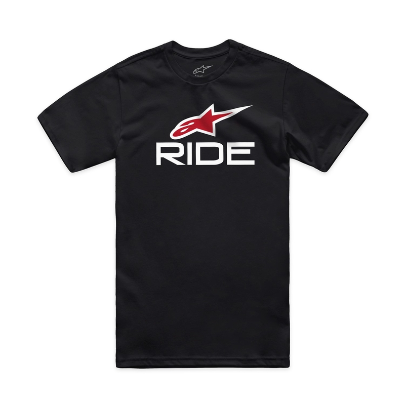 Тениска Alpinestars Ride 4.0 CSF black-white-red