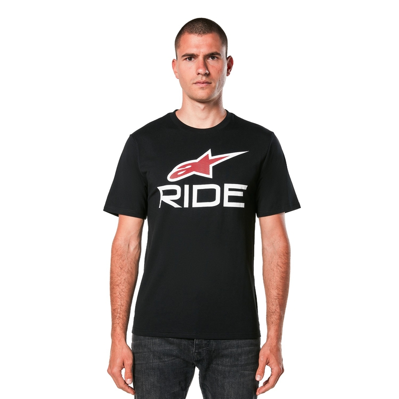 Тениска Alpinestars Ride 4.0 CSF black-white-red