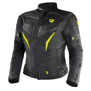 Дамско яке за мотоциклет Street Racer Rose Air black-fluo yellow