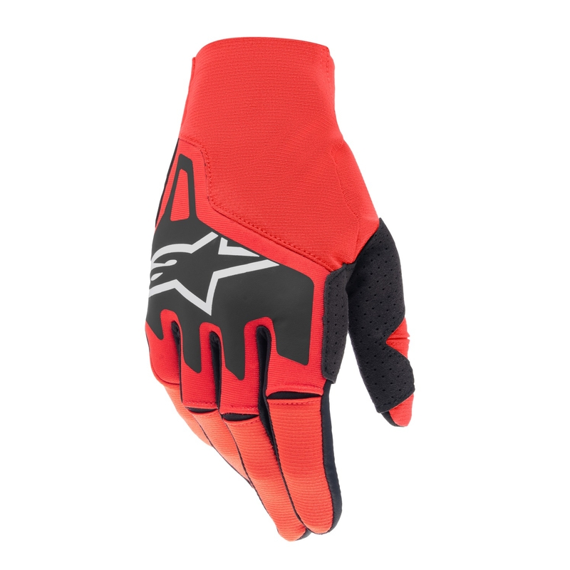 Ръкавици за мотокрос Alpinestars Techstar червено-черно-бели