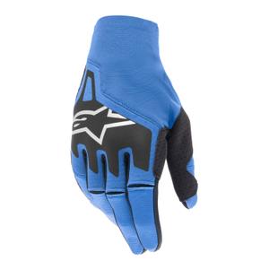 Ръкавици за мотокрос Alpinestars Techstar синьо-черно-бели