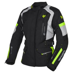 Дамско яке за мотоциклет RSA EXO 2 black-grey-fluo yellow