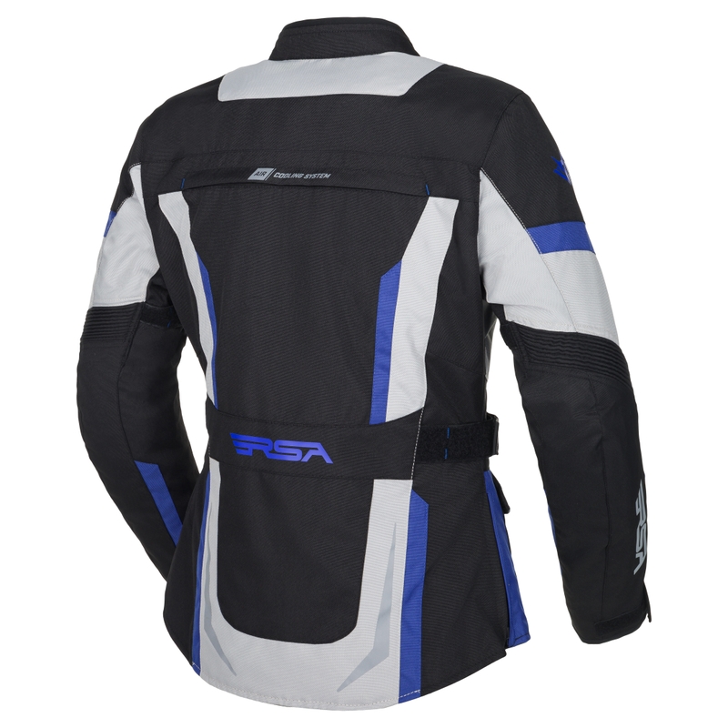 Мотоциклетно яке RSA EXO 2 Black-Grey-Blue за жени
