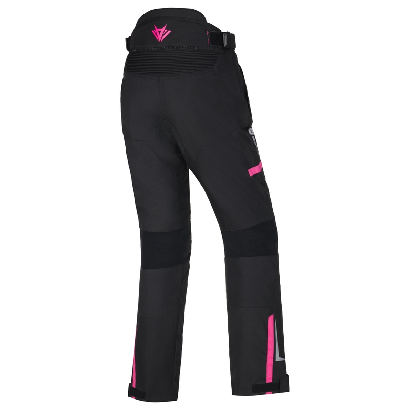 Дамски панталони за мотоциклетизъм RSA EXO 2 Black and Pink