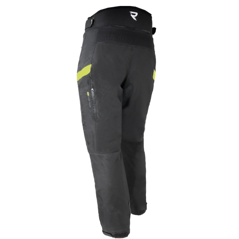 Дамски панталони за мотоциклети Street Racer Vix Black-Fluo Yellow