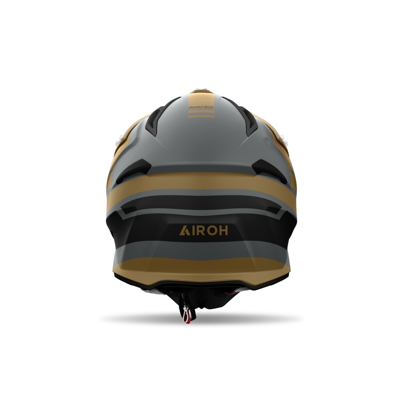 Каска за мотокрос Airoh Aviator Ace 2 Sake, матово златиста