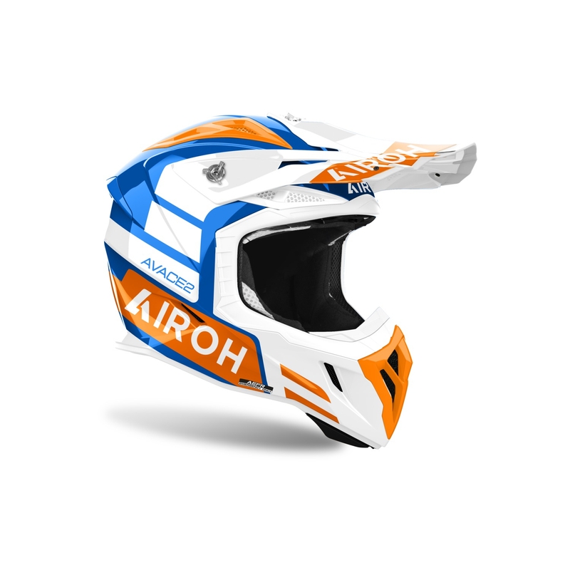 Мотокрос каска Airoh Aviator Ace 2 Sake, лъскаво оранжева