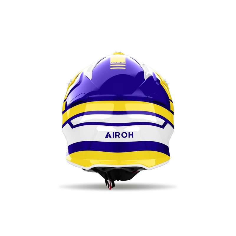 Каска за мотокрос Airoh Aviator Ace 2 Sake, лъскаво жълта