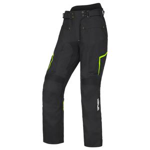 Дамски панталони за мотоциклетизъм RSA Bolt Black-White-Fluo Yellow