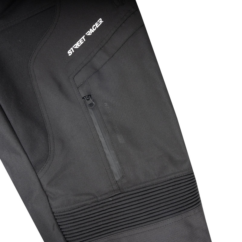 Street Racer Vix Черни панталони за мотоциклетизъм