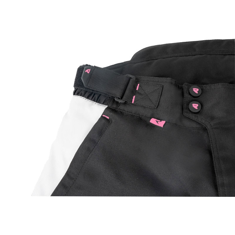 Дамски панталони за мотоциклети Street Racer Hilax Black-Grey-Pink