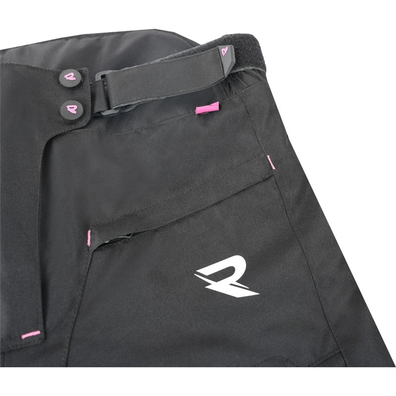 Дамски панталони за мотоциклети Street Racer Betty II Black and Pink