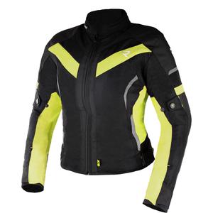 Мотоциклетно яке Street Racer Betty II Air Black-Fluo Yellow за жени