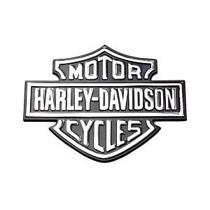 3D samolepka Harley-Davidson chrom