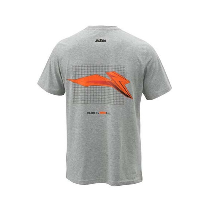 Тениска KTM Grid Tee сива разпродажба