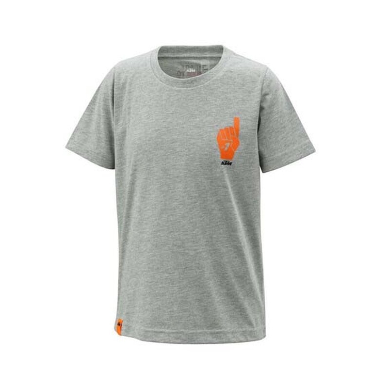 Детска тениска KTM Hero Tee сива