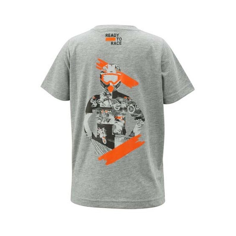 Детска тениска KTM Hero Tee сива