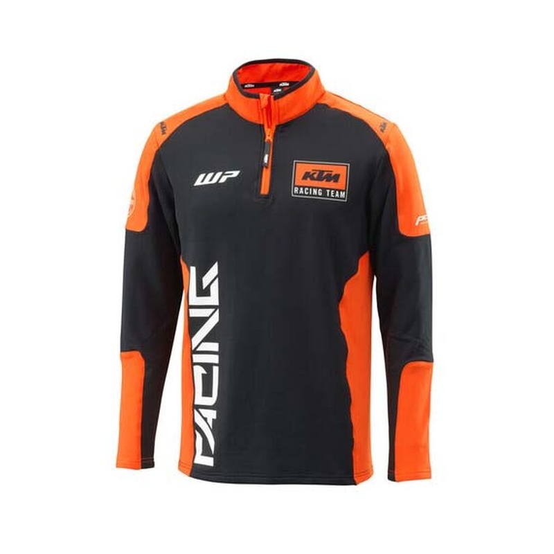 Блуза с качулка KTM Team Halfzip black-orange