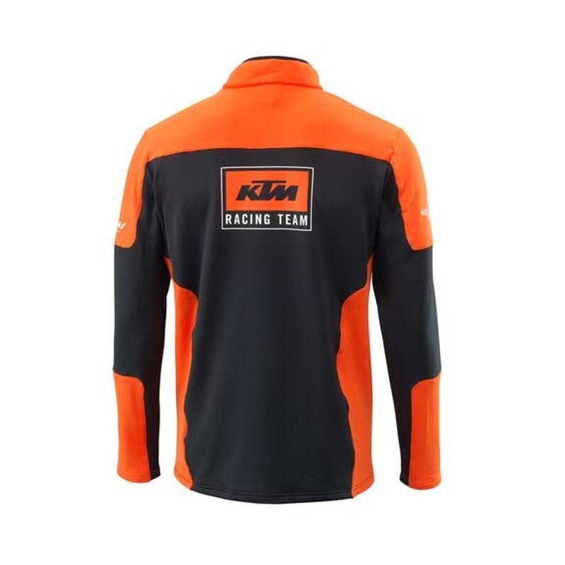 Блуза с качулка KTM Team Halfzip black-orange