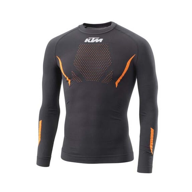 Функционална тениска KTM Summer Performence Long black-orange
