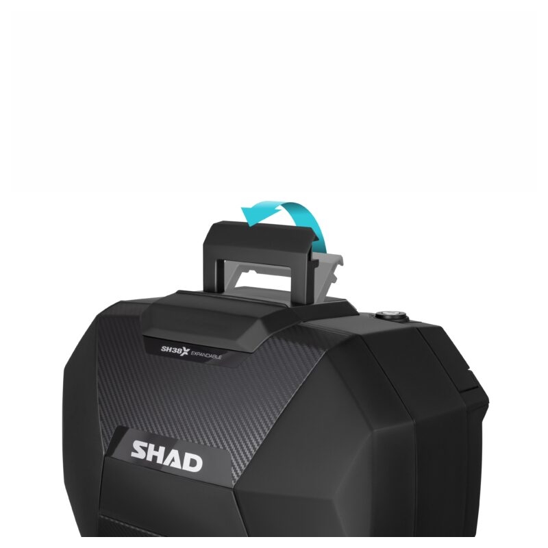 Boční kufry na motorku SHAD SH38X (rozšiřitelný koncept) karbonový