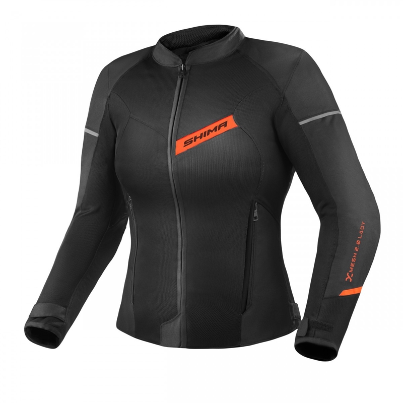 Дамско мотоциклетно яке Shima X-MESH 2.0 black-red