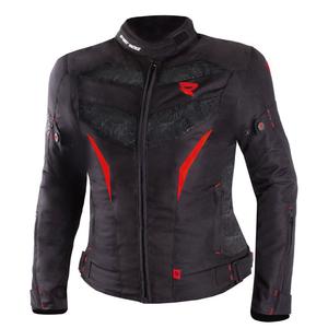Дамско яке за мотоциклет Street Racer Rose Air Black and Red