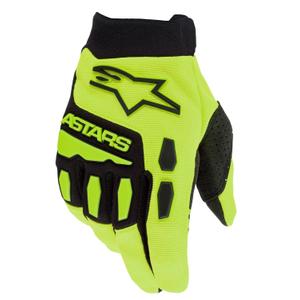 Детски ръкавици за мотокрос Alpinestars Full Bore Fluo Yellow-Black