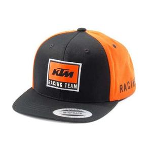 KTM Kids Team Плоска шапка OS черно-оранжева