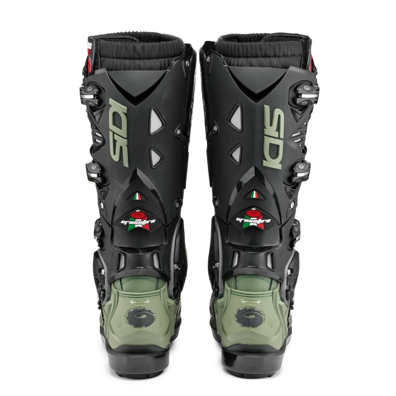Мотоциклетни ботуши SIDI CROSSFIRE 3 SRS зелено - черни