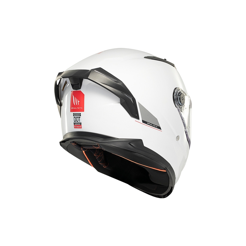 MT BRAKER SV SOLID A0 интегрална мотоциклетна каска бяла