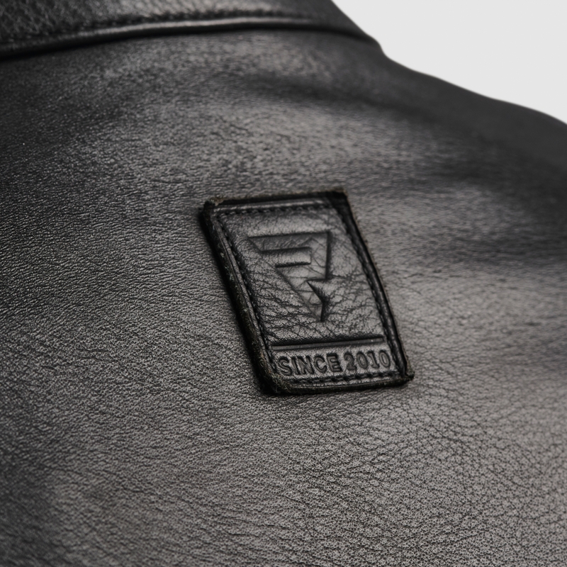 Кожено мотоциклетно яке Rebelhorn Hunter II черно