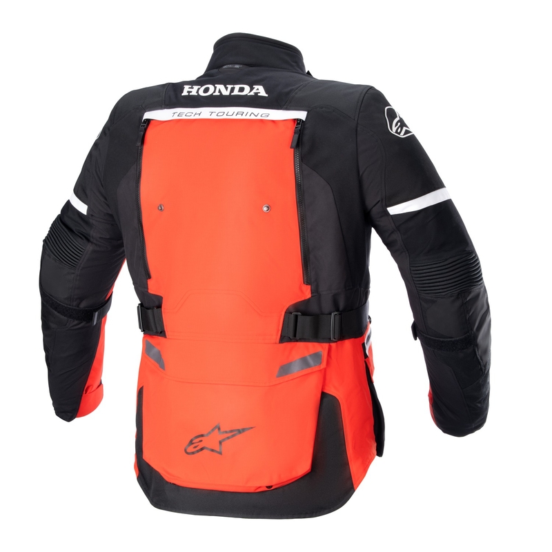 Мотоциклетно яке Alpinestars Bogota PRO Drystar Honda, колекция флуоресцентно червено-черно