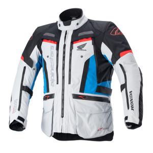 Мотоциклетно яке Alpinestars Bogota PRO Drystar Honda collection 2024 light grey-fluo red-blue-black