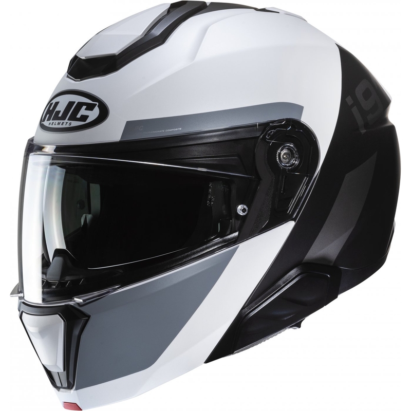 Каска HJC i91 Bina MC5SF бяло-сиво-черна