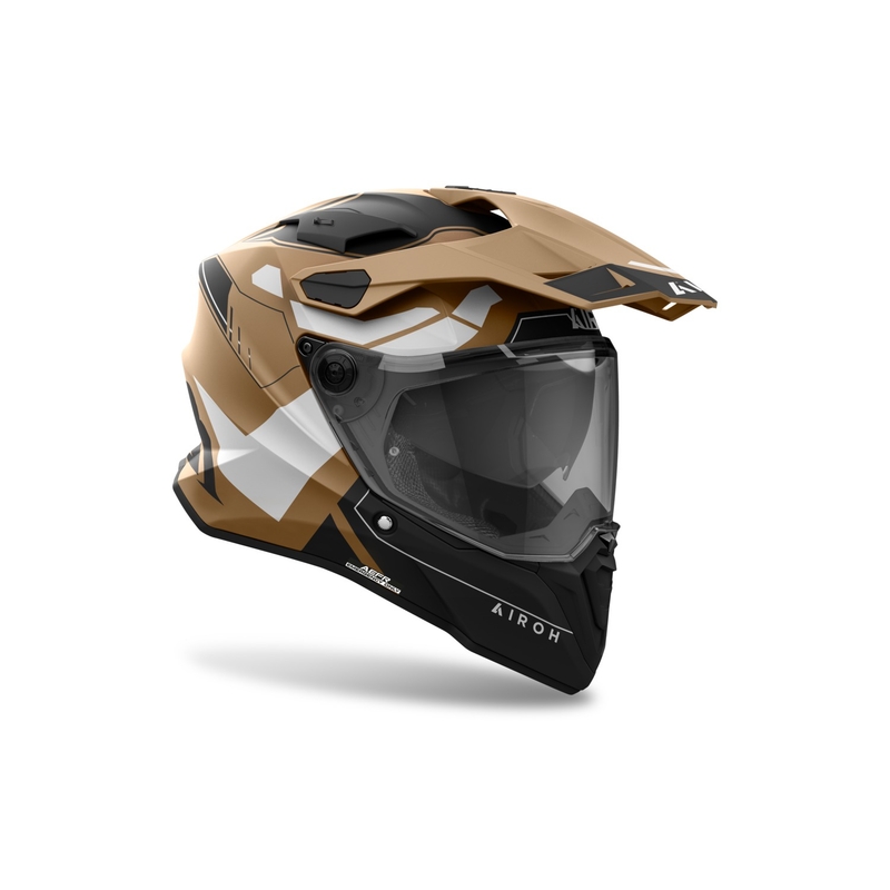Каска Airoh Commander 2 Reveal Enduro, матово-пясъчна